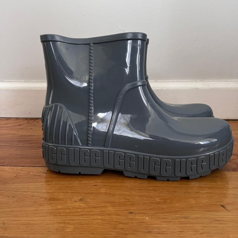 UGG Kids Gray Rain Boots